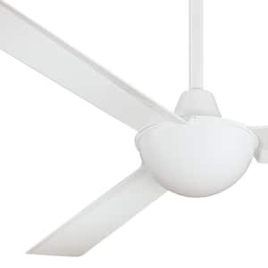 Kewl 52 in. Indoor White Ceiling Fan with Wall Control