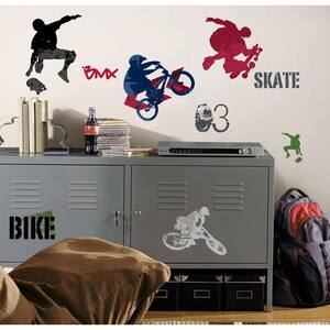 Extreme Sports Peel & Stick Wall Decal
