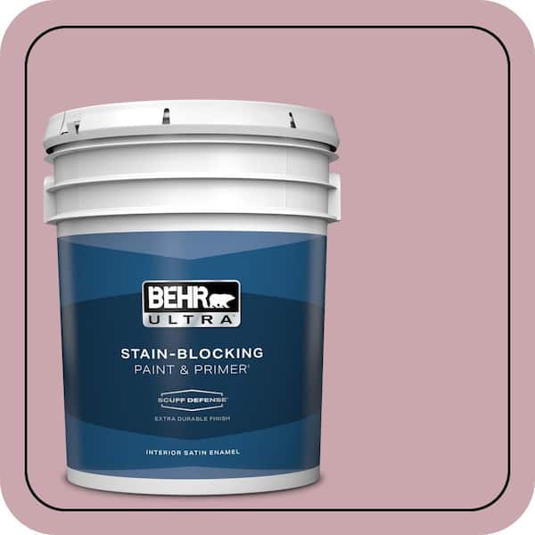 BEHR ULTRA 5 gal. #MQ1-04 Dutchess Dawn Extra Durable Satin Enamel Interior Paint & Primer