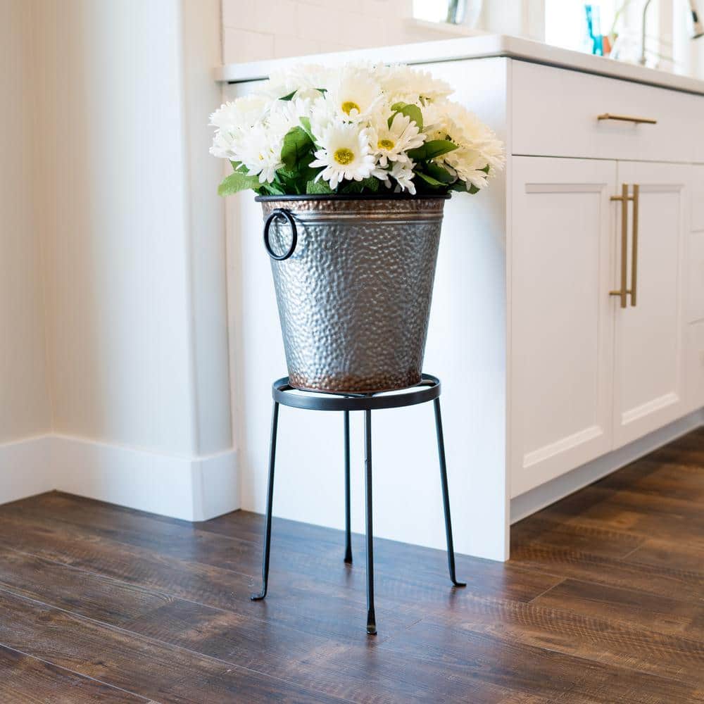 Argyle Black Wrought Iron 18" Plant Stand
