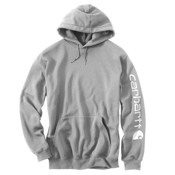 スウェット・トレーナー CARHARTT WIP Cotton sweatshirt with washed out effect Grigio Carhartt Men's Regular XX Large Heather Gray Cotton