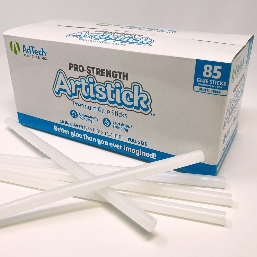 AdTech Premiere Hot Glue Sticks 10 in. Full Size 5 lbs. Box 252-115-5 - The  Home Depot
