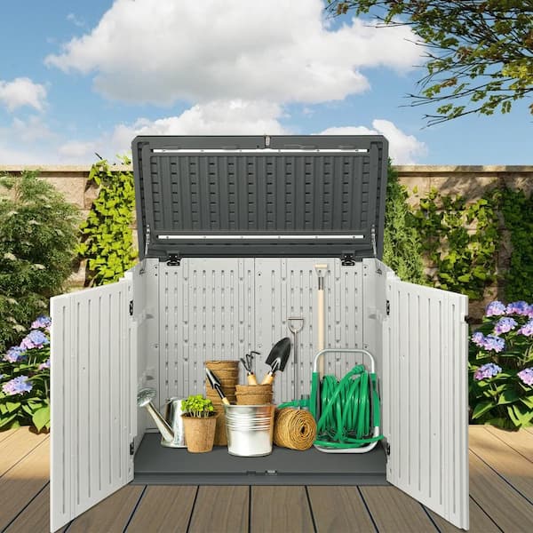 Karl home 187 Gal. HDPE Deck Box K1G55000191+92 - The Home Depot