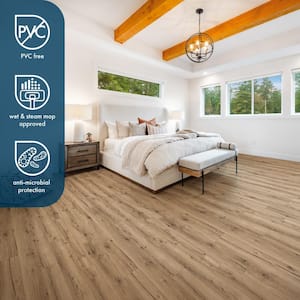 McNair Valley Oak 7.6 in. W x 50.6 in. L Waterproof Hybrid Resilient Flooring (21.2 sq. ft./case)