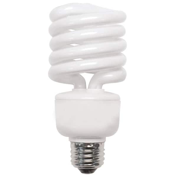 EcoSmart 100-Watt Equivalent E-26 Spiral Shatter Resistant CFL Light Bulb Daylight