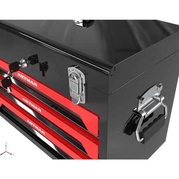 Black and Decker Constructor 12 Models in 1 Engineering Set - RED TOOL BOX