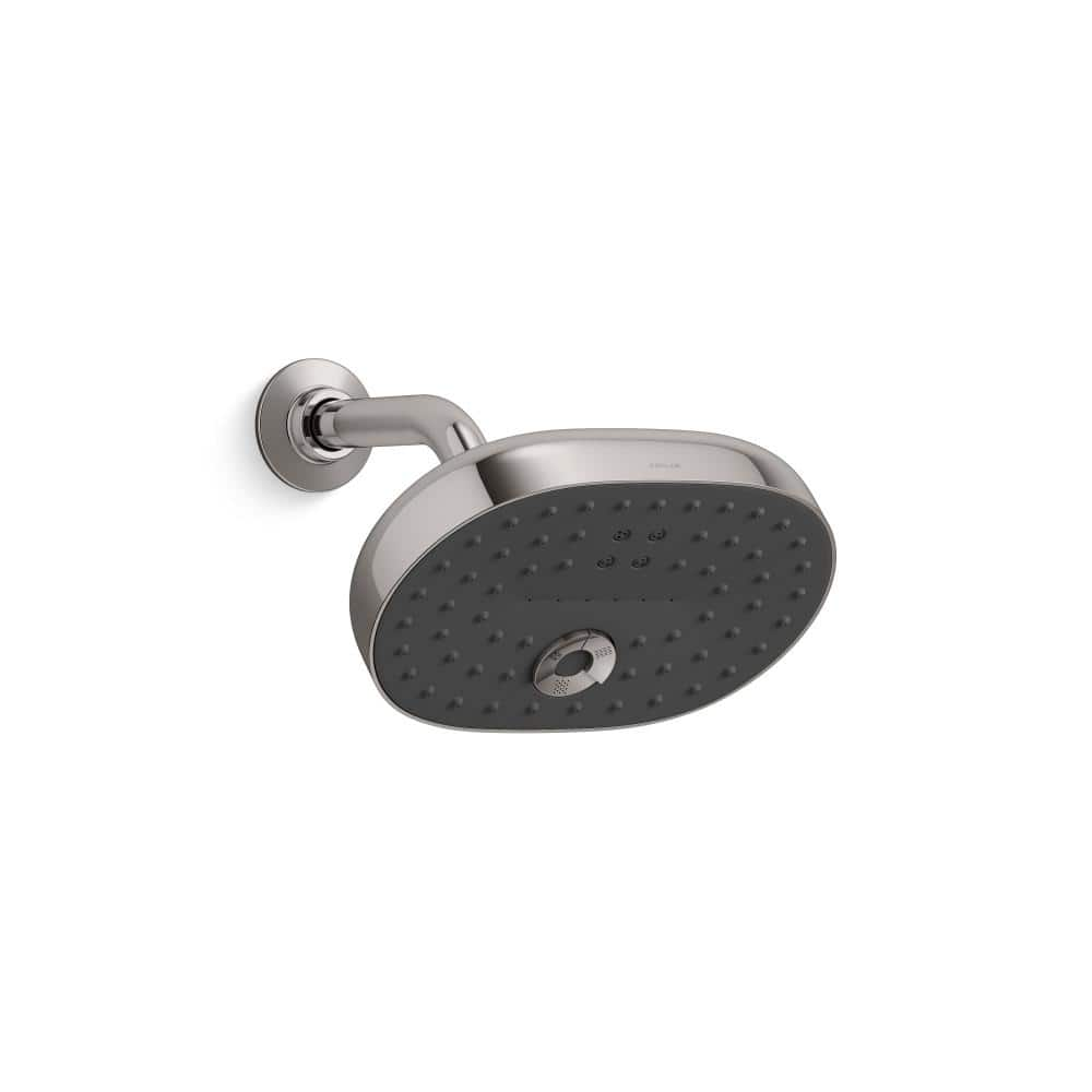 Kohler Statement 3 Spray Patterns 175 Gpm 8 In Wall Mount Fixed Shower Head In Vibrant 7420