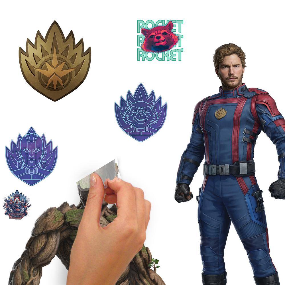 Guardians of the Galaxy Multicolor Peel and Stick Wall Decals