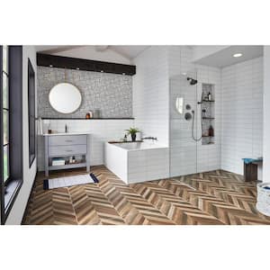 Baroque Stamp 8 in. x 8 in. Glazed Porcelain Floor and Wall Tile ( 5.16 sq. ft./Case )