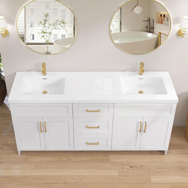 vanimimiページ Zeafive Tor 72 in. W x 22 in. D Solid Surface Cultured Marble