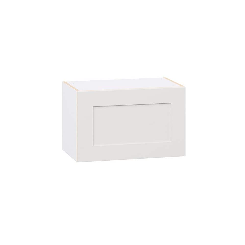 Roseland 24 in. W x 14 in. D x 15 in. H Assembled Shaker Wall Bridge Kitchen Cabinet in Warm White with Lift Up Door price history on PriceWatchPro