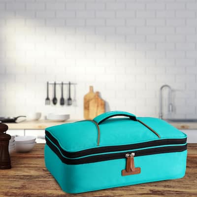 HOTLOGIC Teal Food Warming Lunch Bag Plus 120 Volt 16801169-TL