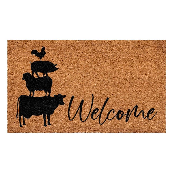 Farmhouse animals Doormat 24" x 36"