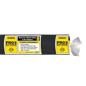 P4 4 ft. x 250 ft. 5 oz. Pro 5 Commercial Landscape Weed Barrier Fabric (8-Pack)