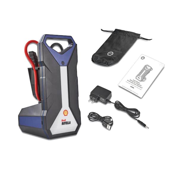 Formula Shell SH924 2000 12-Volt Peak Amp Li-Ion Jump Starter for Up to 11Litre Gas and 8Litre Diesel Engines with 24000mAh Power Bank