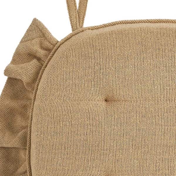 Burlap chair pads outlet