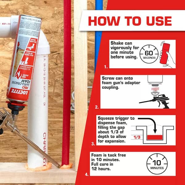 Pro Gaps and Cracks 21 oz. Spray Foam Sealant
