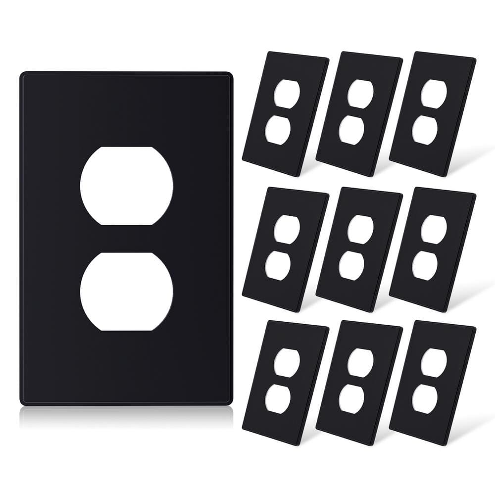 No Subject 2 - Gang Duplex Outlet Wall Plate (Set of 10)
