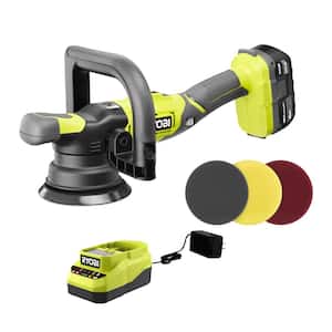 ONE+ 18V Cordless 5 in. Variable Speed Dual Action Polisher Kit with 4.0 Ah Battery and 18V Charger