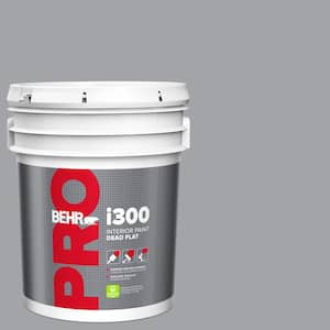 5 gal. #N530-4 Power Gray Dead Flat Interior Paint