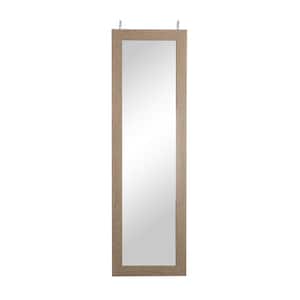 Oversized Brown Over The Door Rustic Mirror (71 in. H X 21.5 in. W)