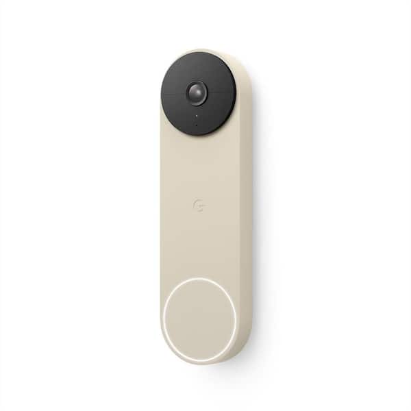 Google Nest Doorbell (Battery) - Smart Wi-Fi Video Doorbell Camera - Linen
