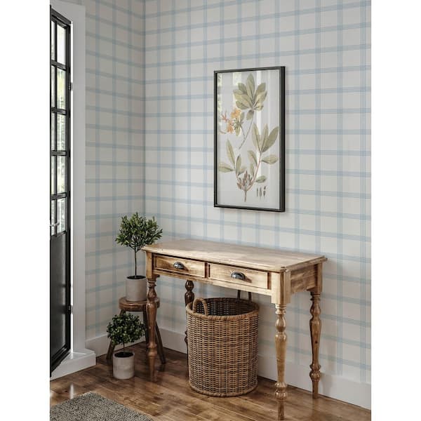 Twain Light Blue Non-Pasted Non-Woven Wallpaper