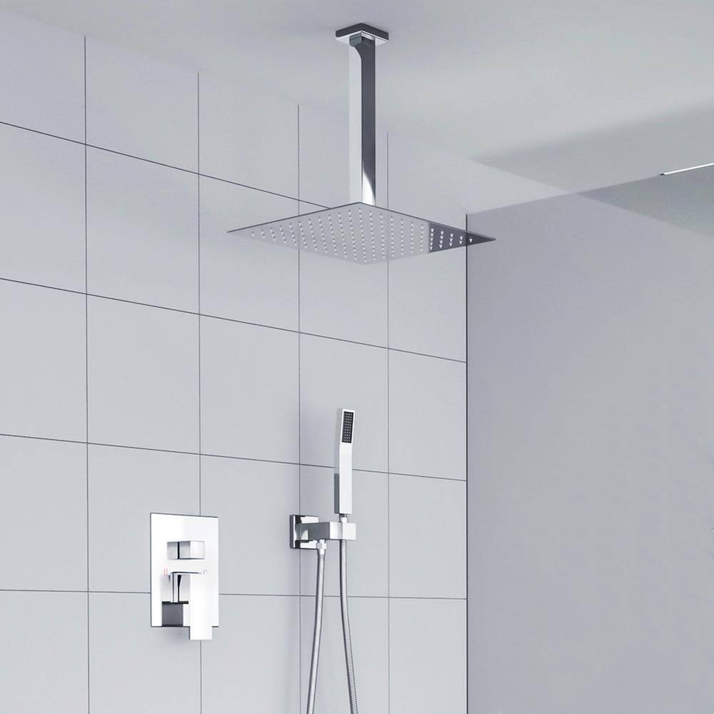 Magic Home 1Spray Patterns with 1.8 GPM 10 in. Ceiling Mounted Dual