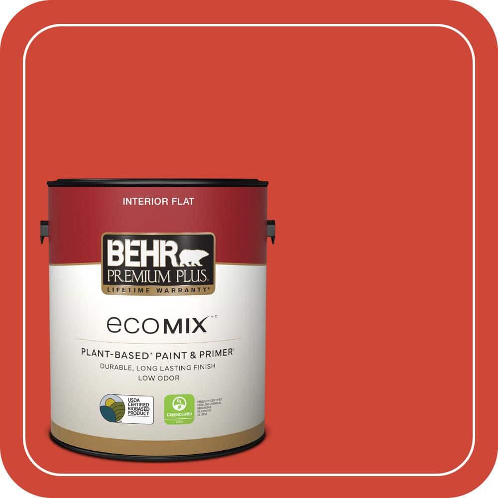 1 gal. #180B-7 Chili Pepper Flat EcoMix Plant-Based Interior Paint & Primer price history on PriceWatchPro