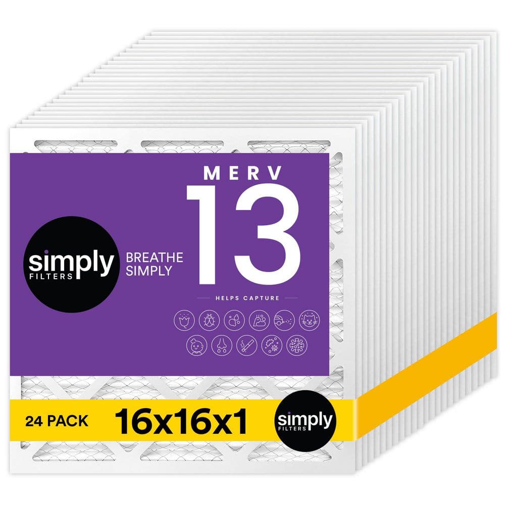 16 in. x 16 in. x 1 in. MERV 13 FPR 10 Pleated Furnace Air Filter (24-Pack) price history on PriceWatchPro