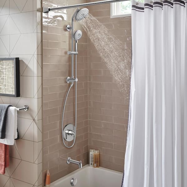 American Standard Spectra Versa Polished Chrome-Spray Shower Bar System