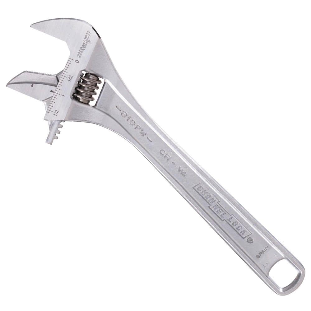 chang Channellock Reversible Jaw 10 in. Chrome Adjustable/Pipe Wrench
