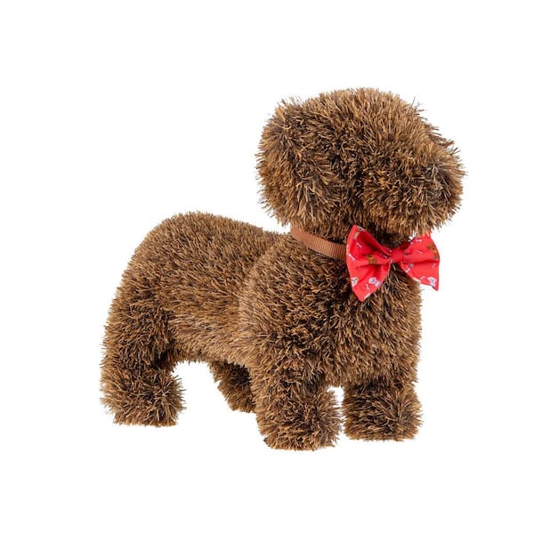 Artificial Turf Topiary 13 in. Teckel Brown