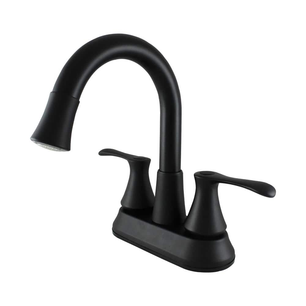 WASSERMAN FAUCETS LED White Light Dual Handle High Swivel Spout ...