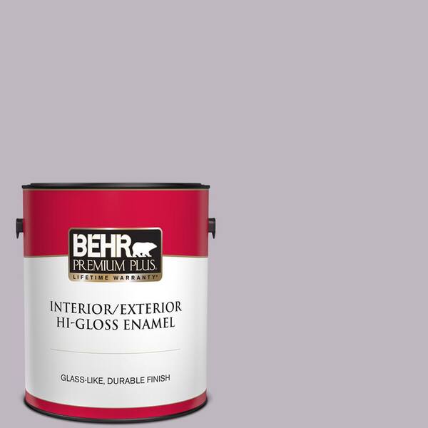 BEHR PREMIUM PLUS 1 gal. #PPU16-09 Aster Hi-Gloss Enamel Interior/Exterior Paint