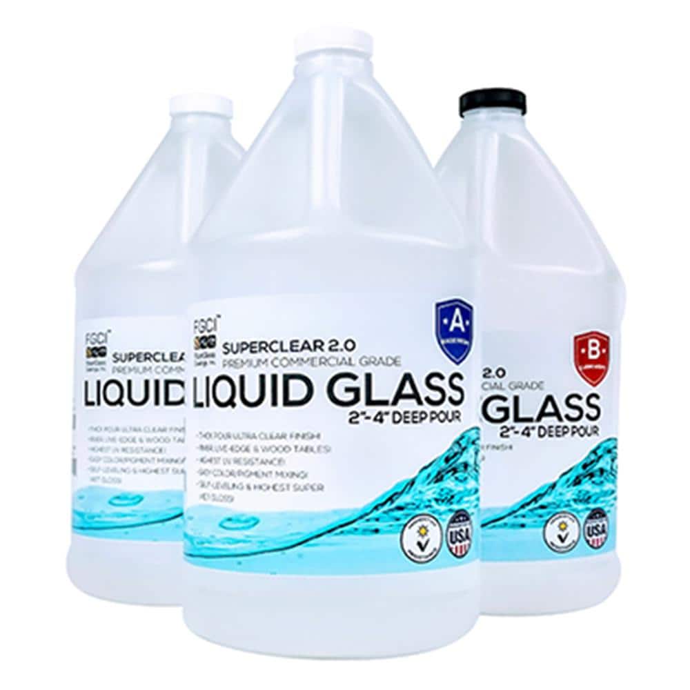 Superclear 3-gallon Liquid Glass Deep Pour Epoxy Resin and Activator - 1422