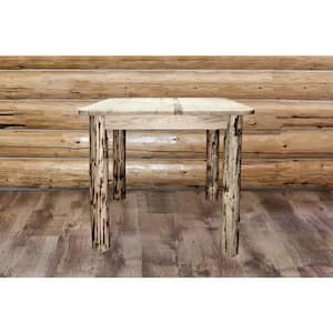 Montana Collection Pine Wood 45 in. 4-Legs Square Dining Table, Seats 4, Ready to Finish