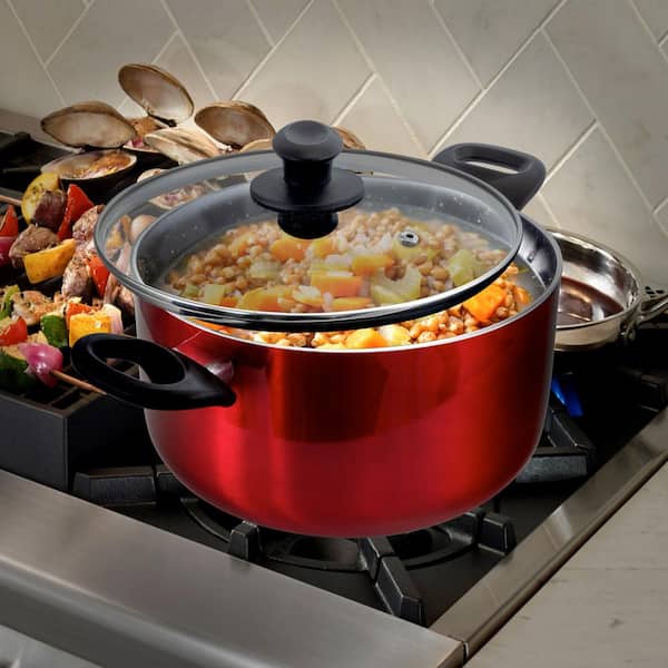 Pure Intentions Dutch Oven With Glass Lid, 5 Quart - Ecolution