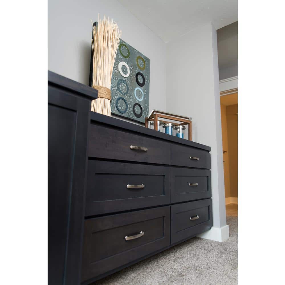 Satin Nickel 5-1/16" Modern Farmhouse Cabinet Pulls with Mounting Hardware