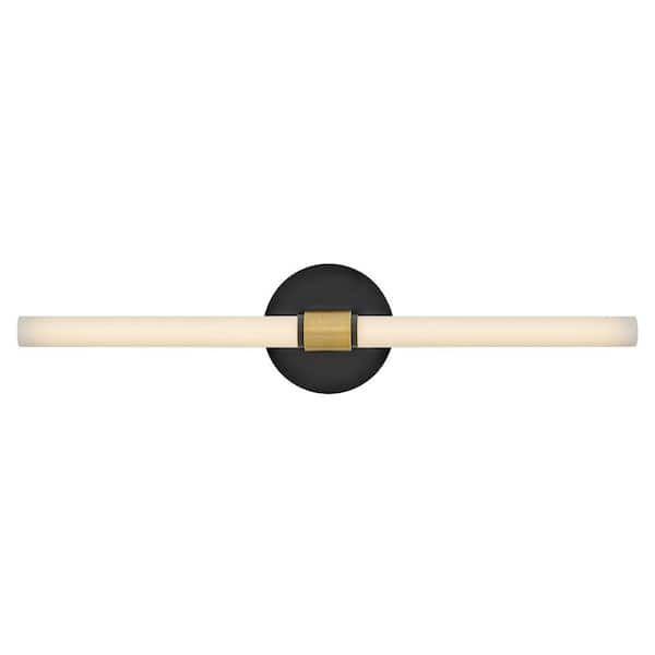 LARK Kai 18.00-Watt Integrated Led Black Integrated Led Bath Light