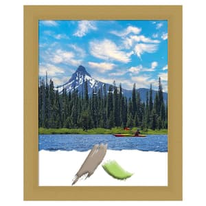 Grace Brushed Gold Narrow Picture Frame Opening Size 11 x 14 in.
