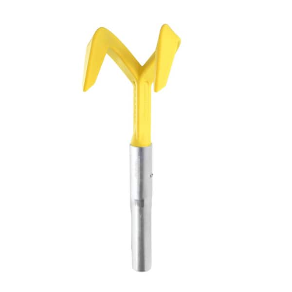 14.5 in. Ram's Horn Nylon Twin Prong Vine Puller and Lifter; Weeder