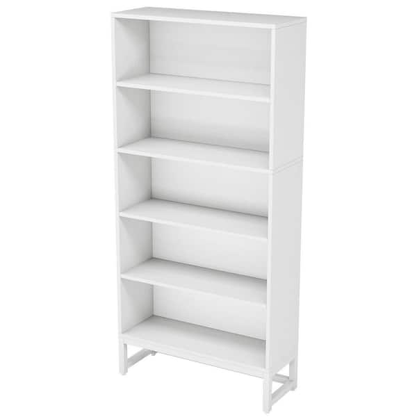 Large Etagere White Display Shelves