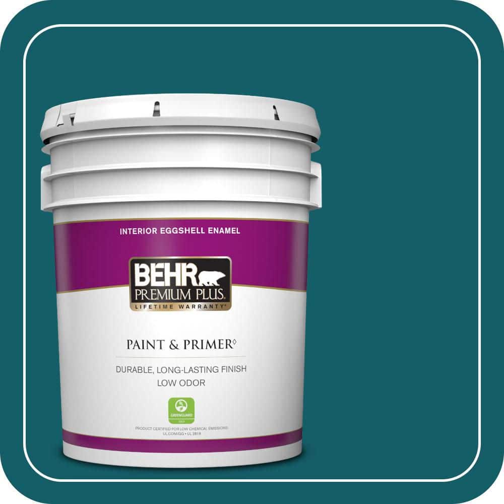 5 gal. #S-H-530 Tropical Skies Eggshell Enamel Low Odor Interior Paint & Primer price history on PriceWatchPro