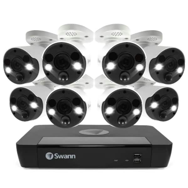 Swann 8-Channel 4K 2TB Surveillance System with 8 Cameras