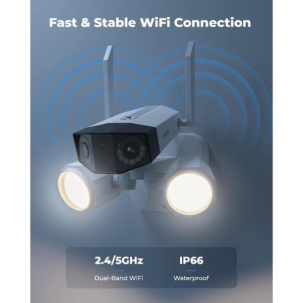 【4K防犯カメラ】4K Floodlight Security Camera 4K Floodlight Security Camera | Swann Security