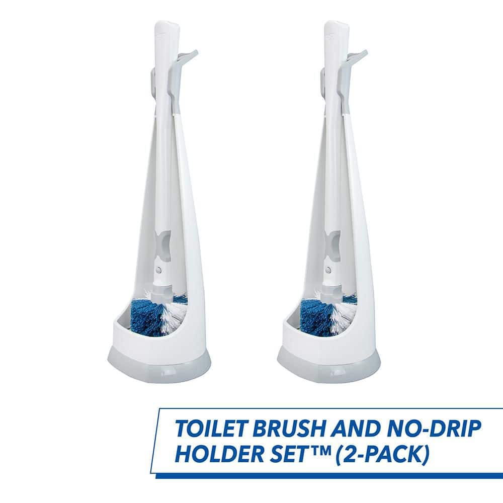 Toilet Brush and No-Drip Holder Set (2-Pack) price history on PriceWatchPro