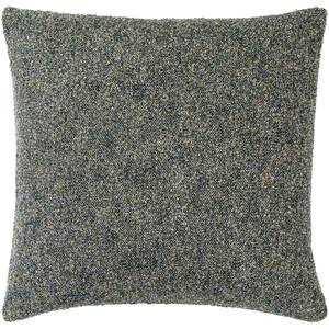 Saanvi Black Woven Polyester Fill 18 in. x 18 in. Decorative Pillow