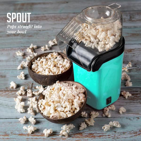 Hot Air Popcorn Popper Machine, Air Popper Popcorn Maker, 1200W Electric  Popcorn Maker, 2 Minute Fast Mini Popcorn Machine with Measuring Cup,  Popcorn