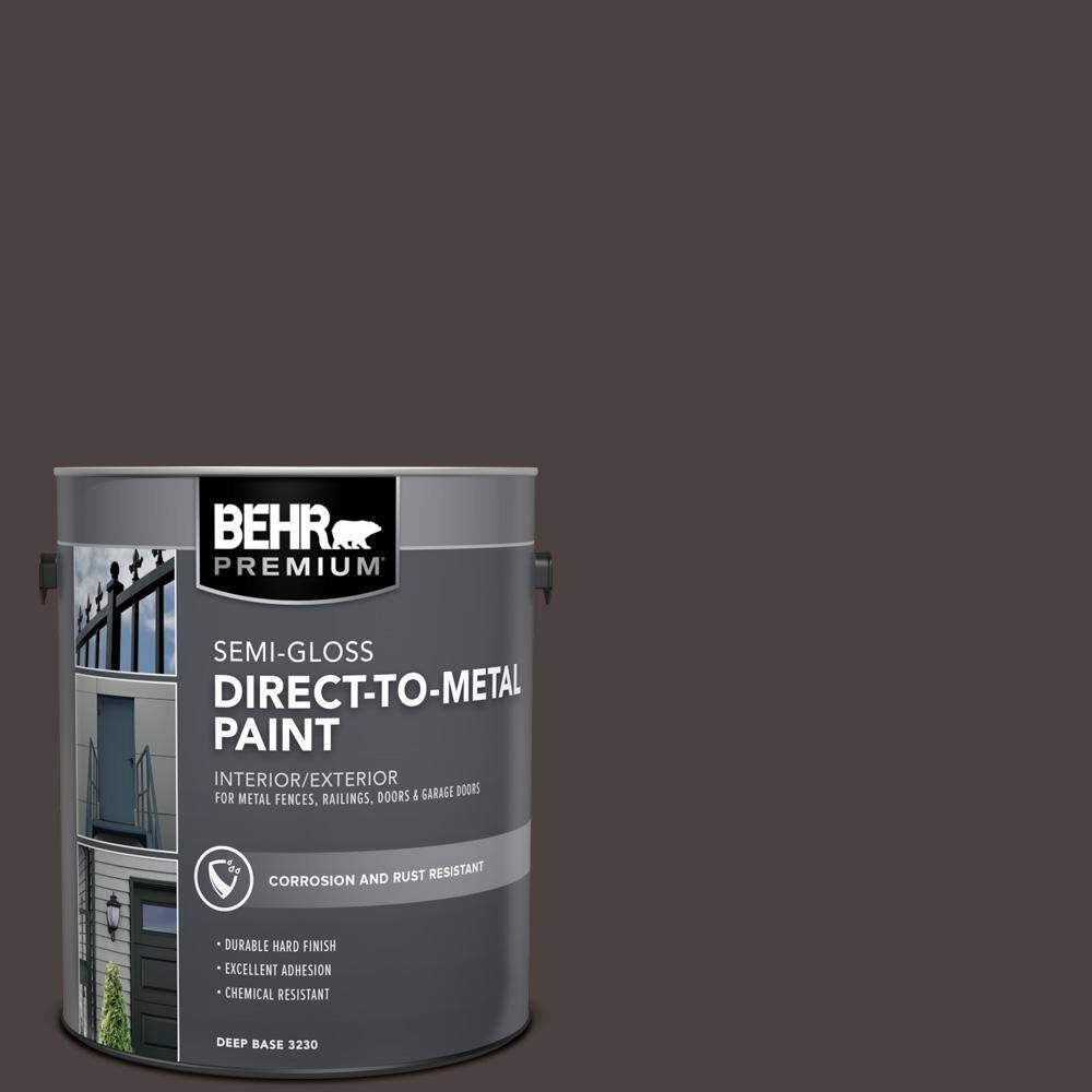 BEHR PREMIUM 1 gal. PPU520 Sweet Molasses SemiGloss Direct to Metal